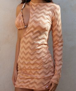 Zigzag mini dress all colors